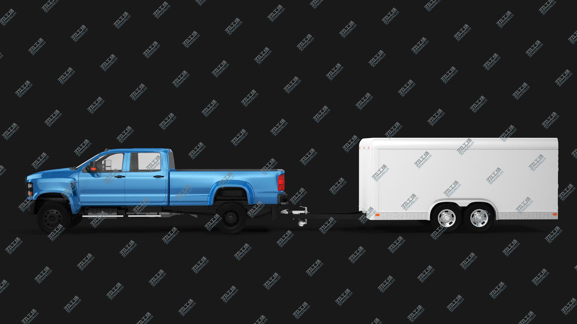 images/goods_img/202105071/3D model Large Pickup and Cargo Trailer/3.jpg